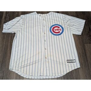 Majestic Chicago Cubs Kyle Schwarber #12 Jersey MLB Baseball White Blue XL  READ